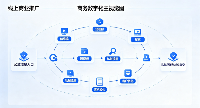 通海县线上商业推广怎么做？全域流量闭环搭建与低成本转化实战指南